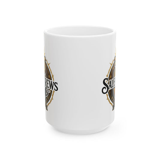 SalemBrews White Ceramic Mug (11oz & 15oz)