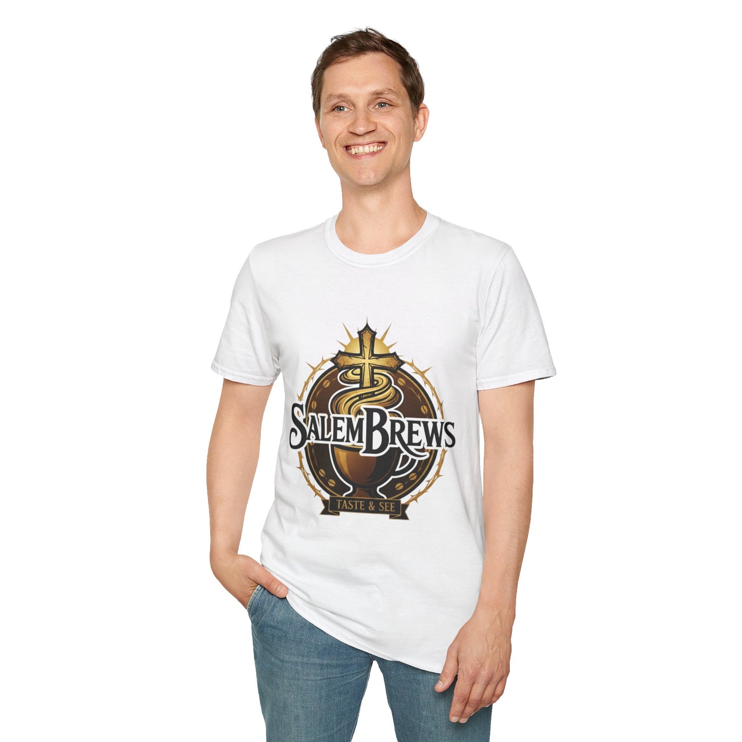 Unisex - SalemBrews Softstyle T-Shirt (white)