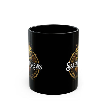 SalemBrews Black Ceramic Mug (11oz, 15oz)
