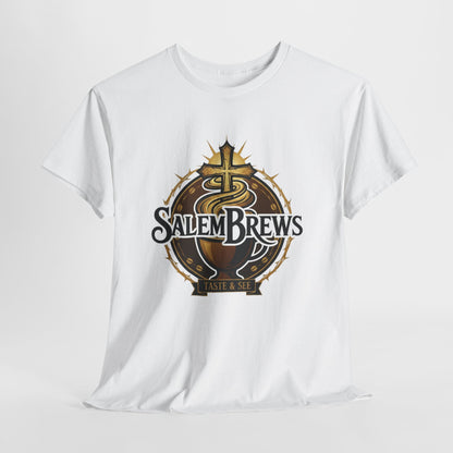 Unisex - SalemBrews Cotton T-Shirt  (white)
