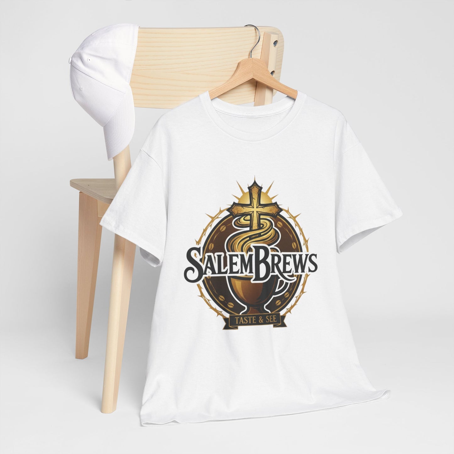 Unisex - SalemBrews Cotton T-Shirt  (white)