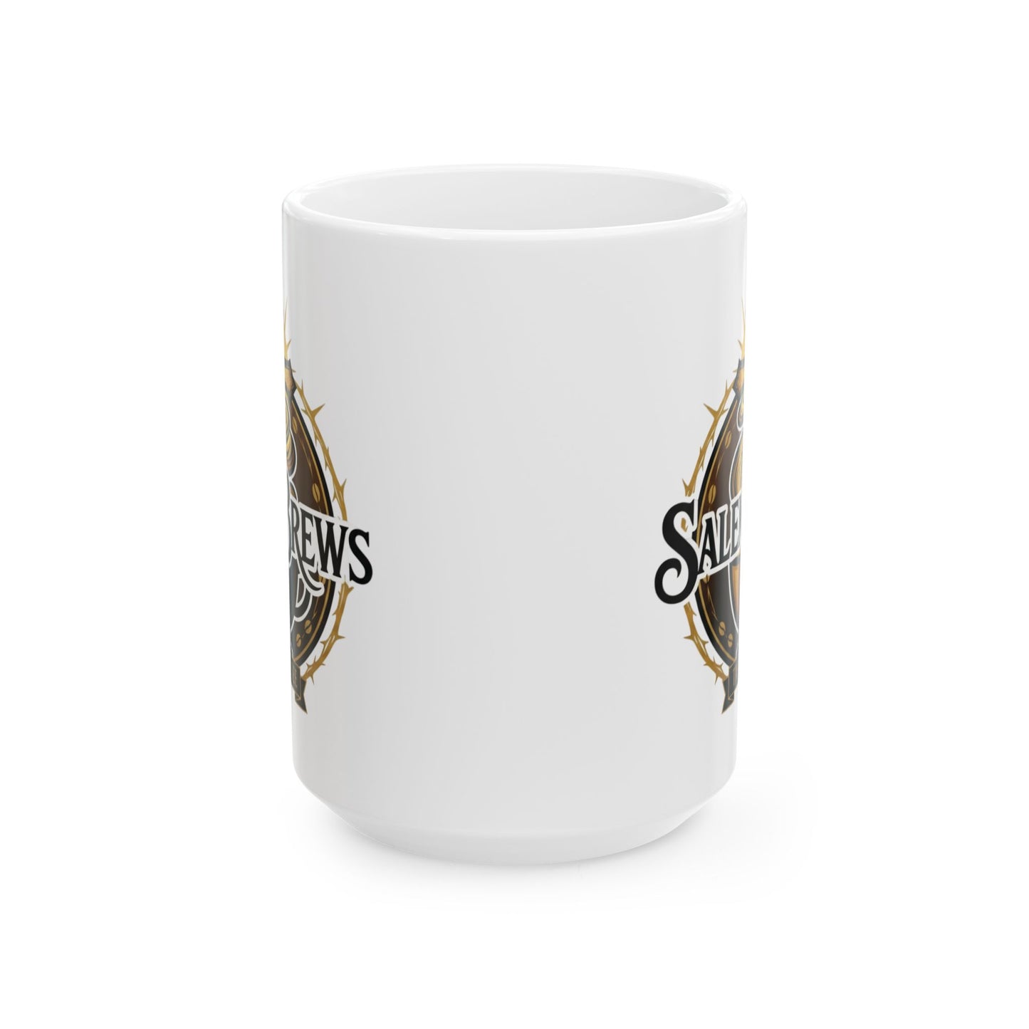 SalemBrews White Ceramic Mug (11oz & 15oz)