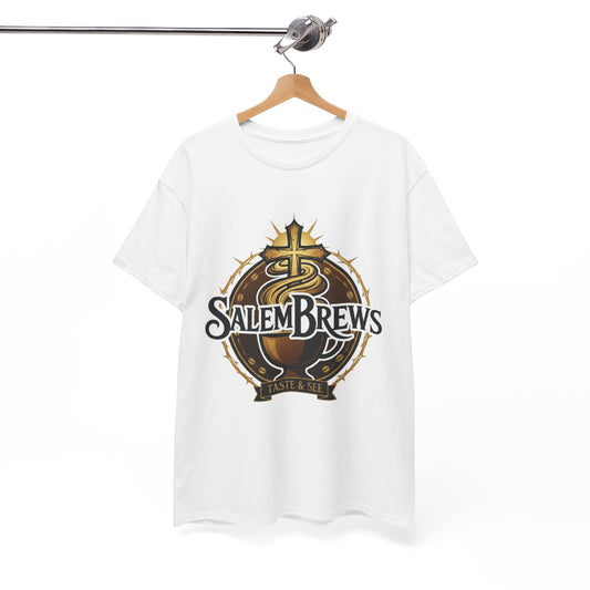 Unisex - SalemBrews Cotton T-Shirt  (white)