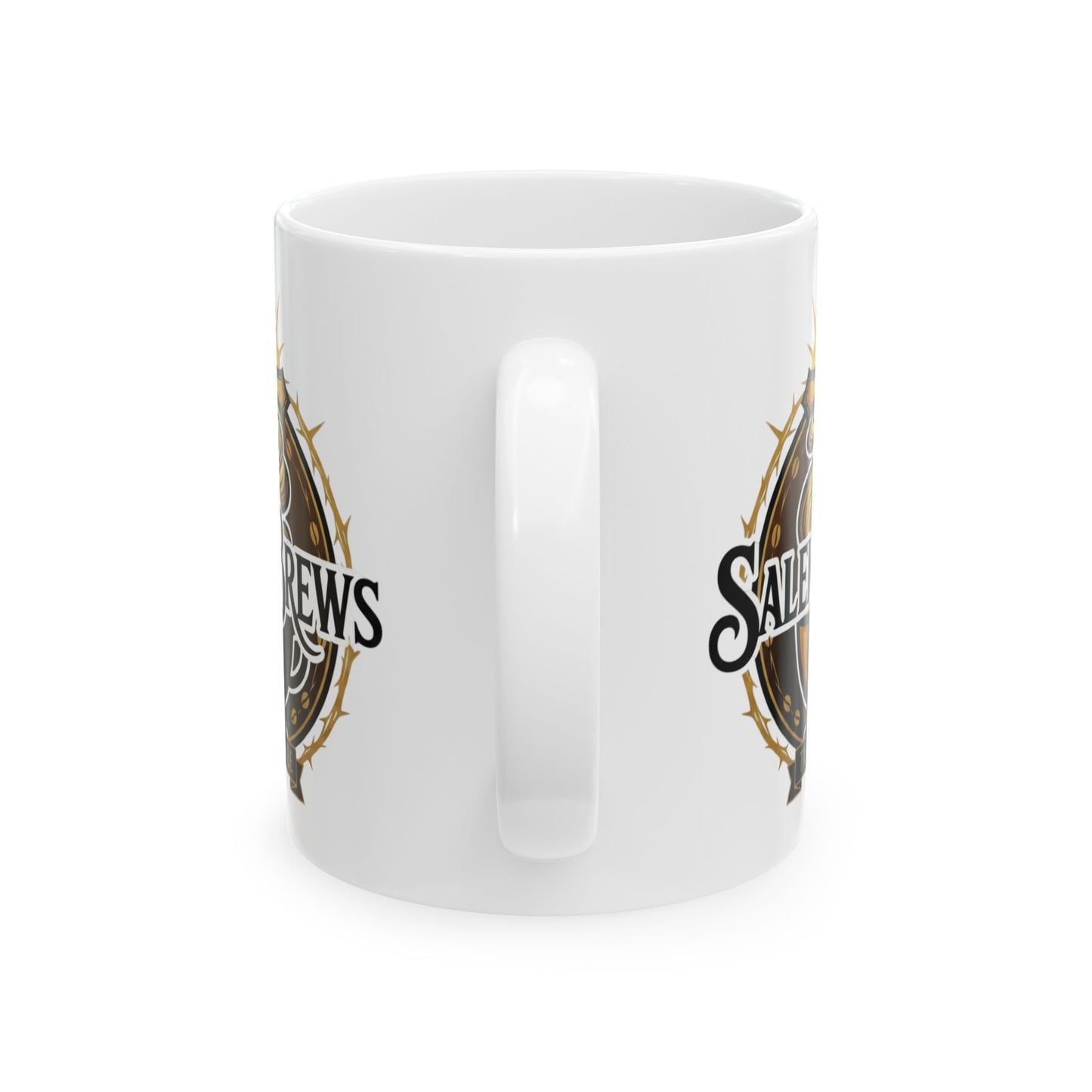 SalemBrews White Ceramic Mug (11oz & 15oz)