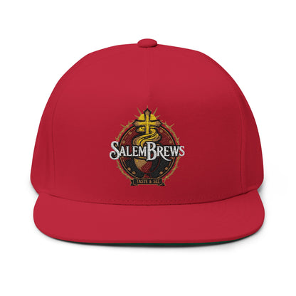 SalemBrews Flat Bill Cap (Embroidered)
