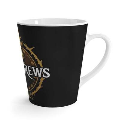 SalemBrews Latte Mug – Gothic Coffee Logo Ceramic Cup