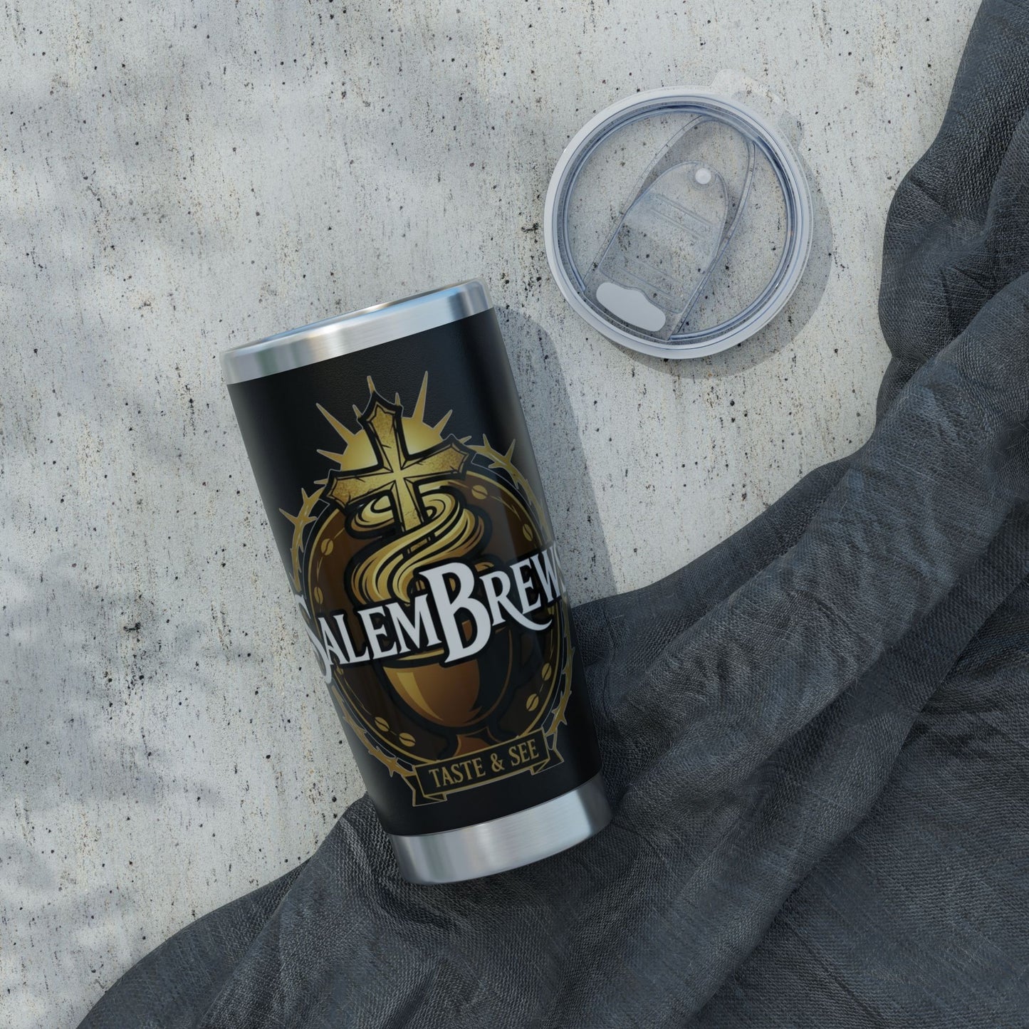 SalemBrews 20oz Black Tumbler