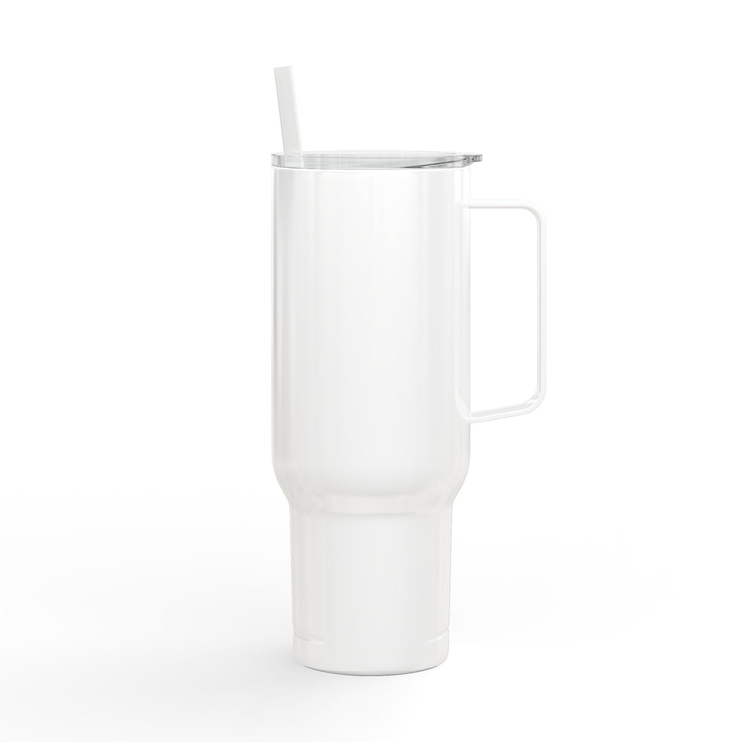 SalemBrews 40oz Engraved Stainless Tumbler with Lid & Handle